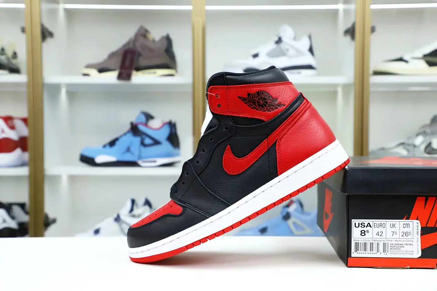 RETRO OG NRG HOME' 1 TO CHICAGO HIGH EXCLUSIVE AIR JORDAN Kimikick 'HOMAGE 0615